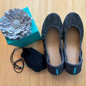 Tieks - Vegan Wool Ballet Flats - Greystone